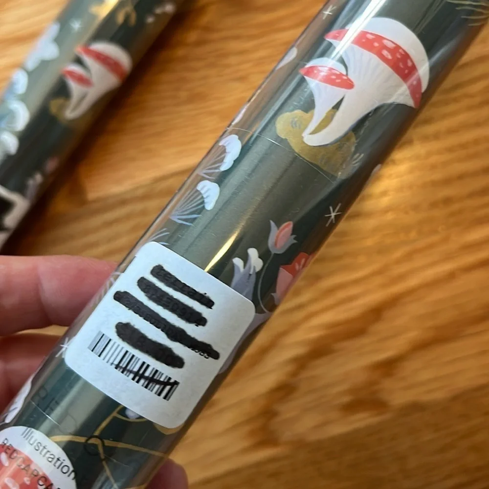 Anthropologie Woodlawn Wrapping Paper 2 Rolls NWT